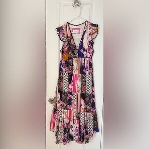 Anthropologie Ruffled Midi Dress